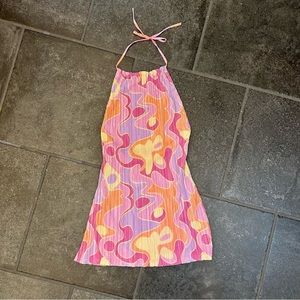 Never Worn Peppermayo Groovy Halter Mini Dress Size US 0/ AU4